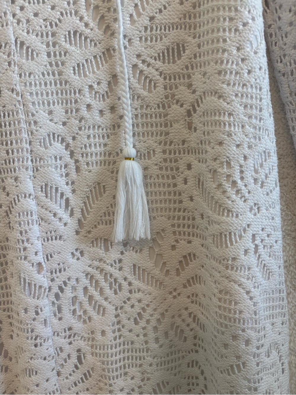 Lilly Pulitzer Foley Resort White Whirlpool Knit Lace Dress Size Medium NWT - Picture 6 of 12